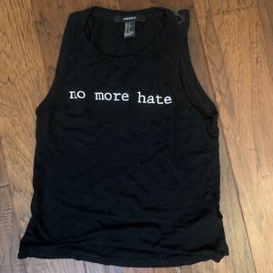 Cropped mock neck tank top